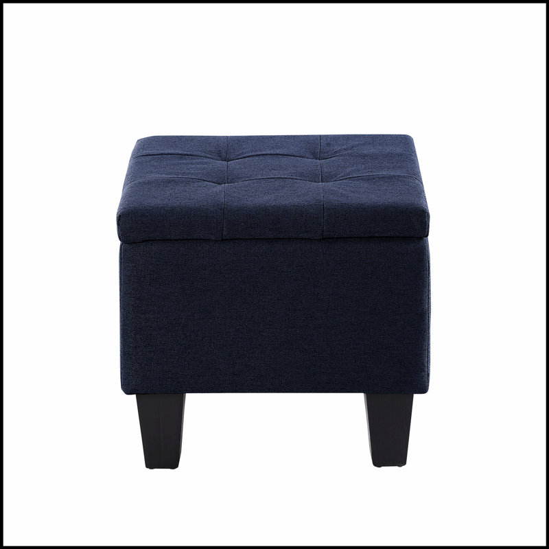 Grand ensemble de repose-pieds avec rangement, repose-pieds combiné 3 en 1, repose-pieds capitonné en lin