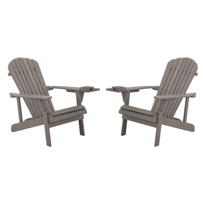 Chaise Adirondack en bois massif Colyn