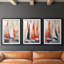 NAUTICAL Series CDxxxxi - Impression encadrée sur mesure de qualité supérieure - 3 pièces-354913124-354913122