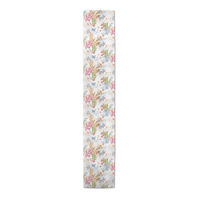 Floral Cotton Blend Table Runner
