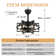 Yursa 18" Industrial Black Caged Ceiling Fan with Light, 3-Speed Reversible Fandelier Ceiling Fan with Remote Control