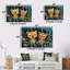 «Nursery Orange Green Summer Tiger Meadows II», ensemble d'impression d'art animalier tigre-1578076837-1578076840