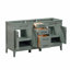 Madison 60'' W Double Bathroom Vanity Base-1341057130