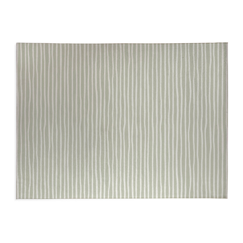 Ribbon Play Chimi Indoor Doormat, Light Green, 60" W x 84" L