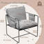 Fauteuils suspendus 2 pièces à structure en métal avec poches de rangement-133996877