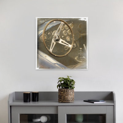 Vintage Old Sport I With Car Cars Art