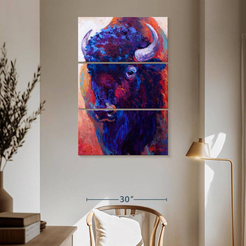Brampt Thunderhorse, 65" H x 42" W
