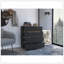 Commode hautbois, plateau supérieur, quatre tiroirs, finition wengé / chêne clair-2136613411