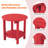 18" Outdoor All Weather Side Table-1508383603