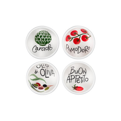 Nuovo Italiano s/4 dipping dishes