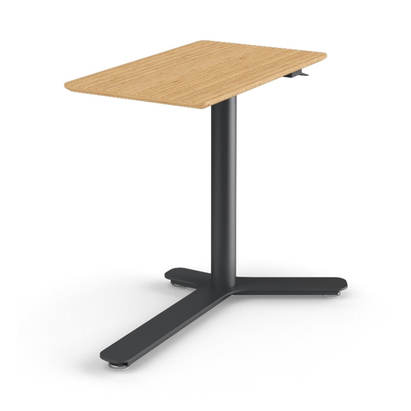 Float Mini Desk, Bamboo/Carbon Black