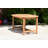 Anautica 6 - Person Teak Solid Wood Patio Dining Set Extendable and Umbrella Hole Included Oval Table