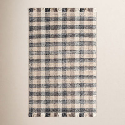 Cordelia Hand-Woven Plaid Rug