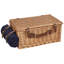 4 Person Wicker Picnic Hamper Natural CREPES