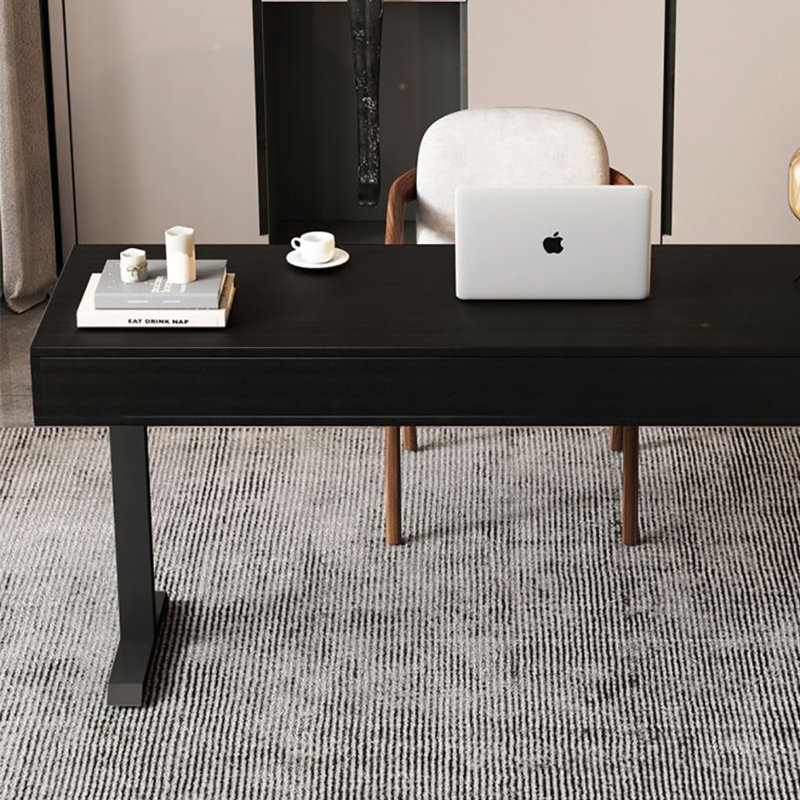 Bureau minimaliste d'inspiration italienne avec tiroirs, H 29,5 po x l 70,9 po x P 23,6 po