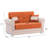 Avalon 65 in. Fabric Upholstered 2-Seater 3-in-1 Sleeper Loveseat Sofa Bed with Storage-375221947