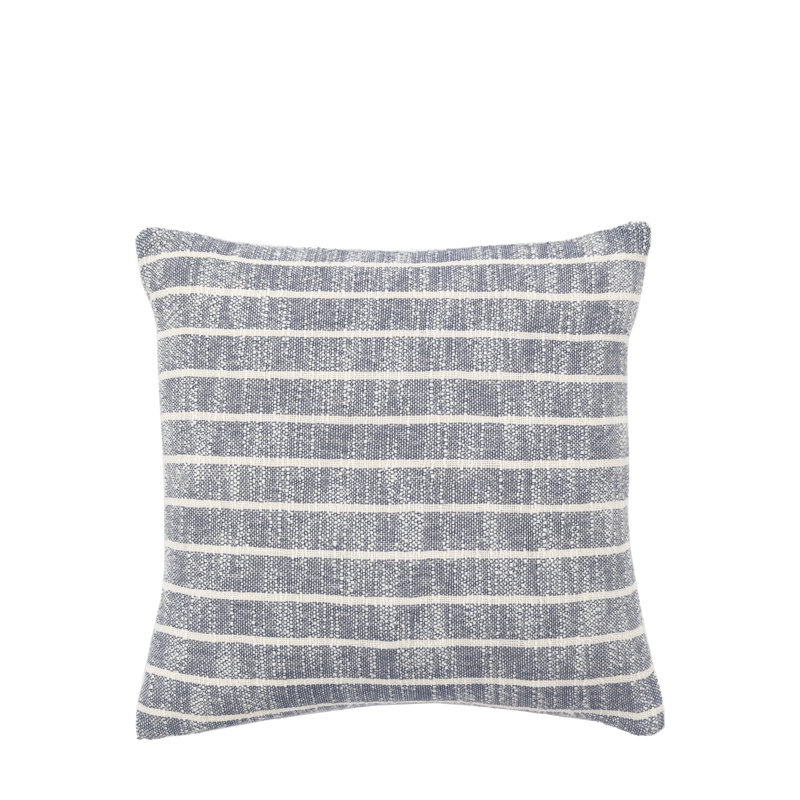 Melly Striped Throw Cushion, Blue
