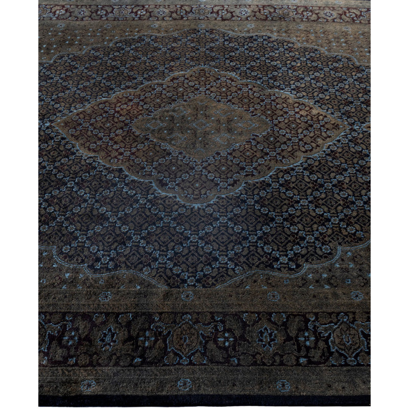 Overdyed One-of-a-Kind 6' 0" X 9' 3" Hand Knotted Area Rug