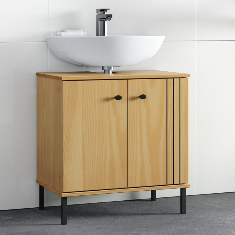 Isadora 401.32 mm Freestanding Standard Single Double Bathroom Vanity Base