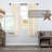 Beacham 100% Cotton Sheer Curtain Panel Pair-1335771302