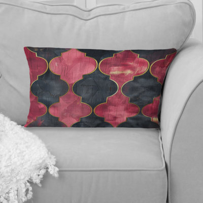 Glam Trellis - Glam Lumbar Pillow