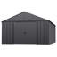 Remise en métal classique, 12 x 12, gris anthracite-119308592-85519960