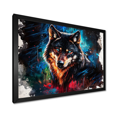 Forest Wolf In Watercolor - Wolf Wall Art