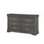 Commode Louis Philippe gris foncé