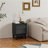 2-Pack Mid-Century MDF Nightstands with Vintage Bevel Design