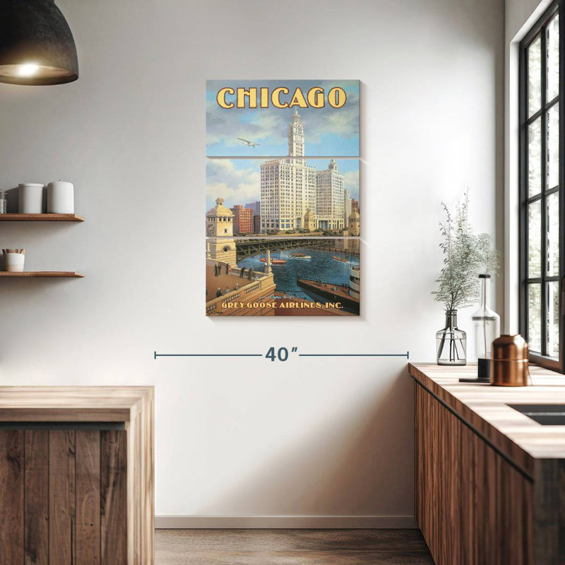 Sireci Chicago, 38" H x 24" W