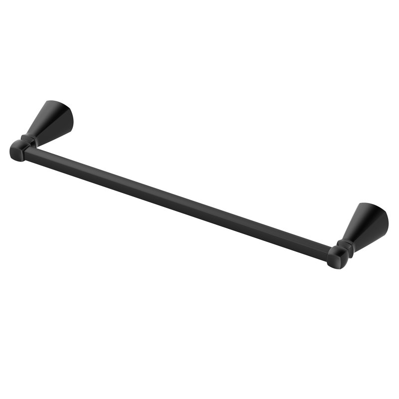 American Standard Edgemere Towel Rack Bar, 2.84" H x 18" L x 4.64" D, Matte Black