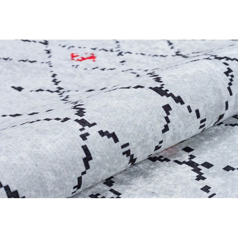 Tapis intérieur / extérieur en coton Ikuyo, Tapis de couloir 3 pi 3 po x 9 pi 10 po