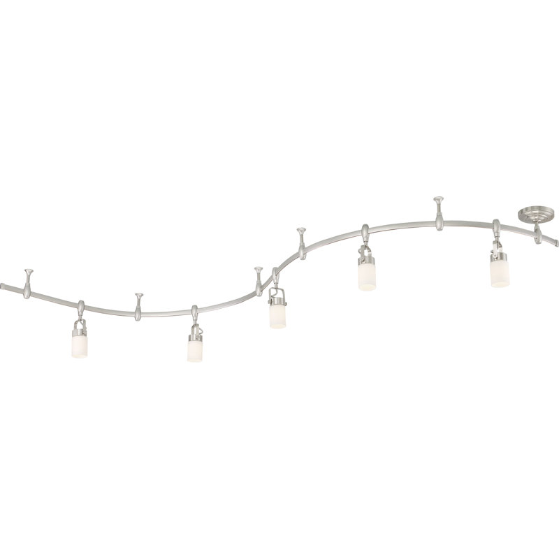 Ensemble de rail d'éclairage 5 lumières 108 "Fredericktown