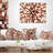 Reflective Checkered Cube - Abstract Printed Throw Pillow