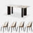 4 - Person Four Leg Dining Set-1921713107