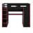 Full Size Wood Gaming Loft Bed With Built-In Desk, RGB LED Lighting, USB Port, Wardrobe & Storage-1110745088