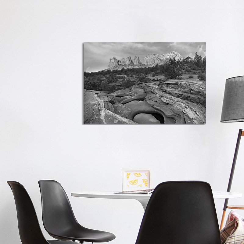 Seven Sacred Pools and Coffee Pot Rock, Red Rock-Secret Mountain Wilderness, Arizona 1 Piece Wrapped Canvas Wall Art