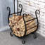 60.3cm W Metal Log Rack