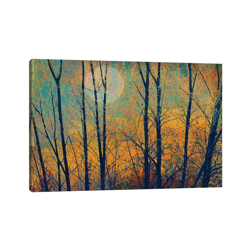Meadow Trees II by Christopher Vest - Wrapped Canvas Painting, 20.32 cm H x 30.48 cm W