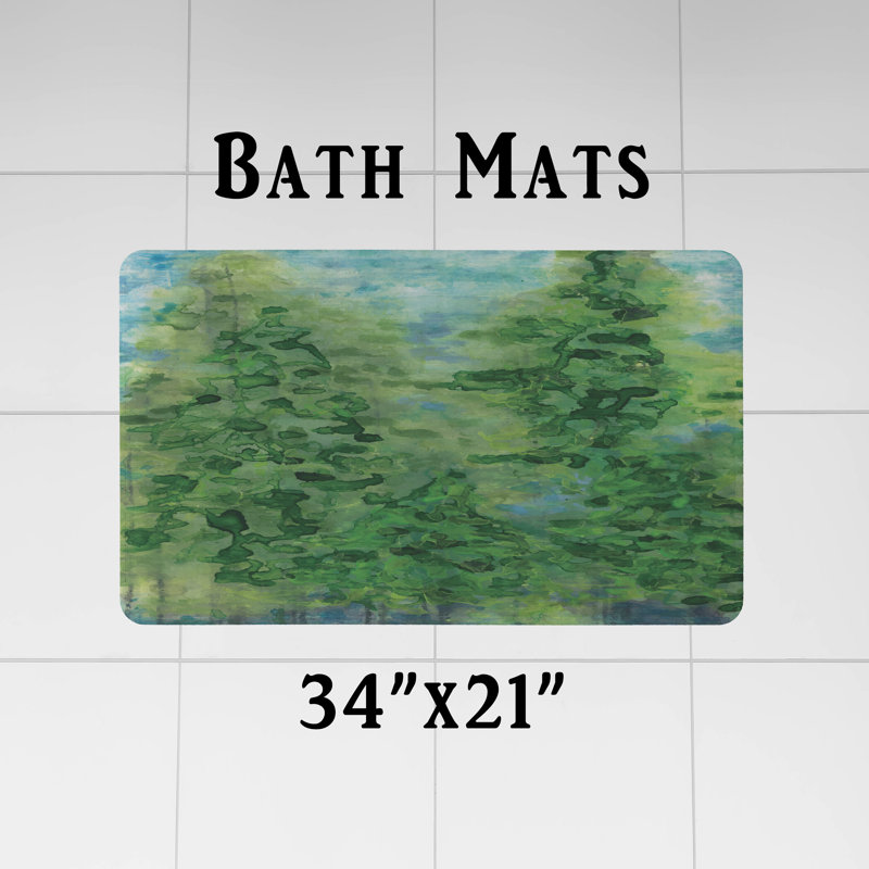 Shower Curtain Blue/Green, 72" H x 70" W