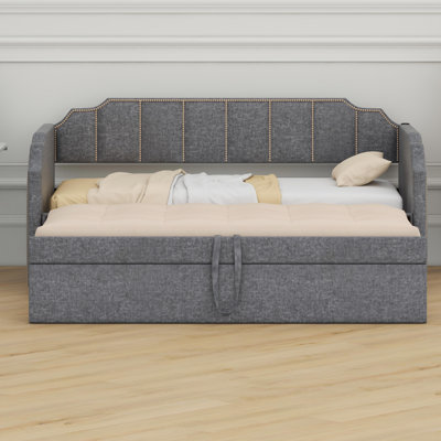 Contemporary Daybed with Extendable Sleep Solution and Convenient USB Power Hubs