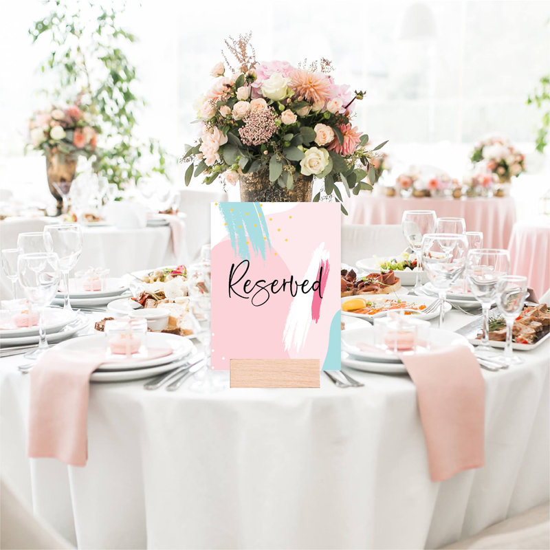 Décor de mariage et signes