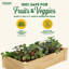Lit de jardin surélevé en bois 4 pi x 8 pi Katsuyoshi-1014461104-1014461005