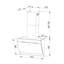 Aurica 60cm Ducted Wall Mount Cooker Hood