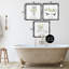 Ensemble de 3 toiles flottantes Flush Soak Wash, encadrées par lettré et doublé-85565468-85565469