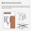 Armoire d'appoint en noyer massif