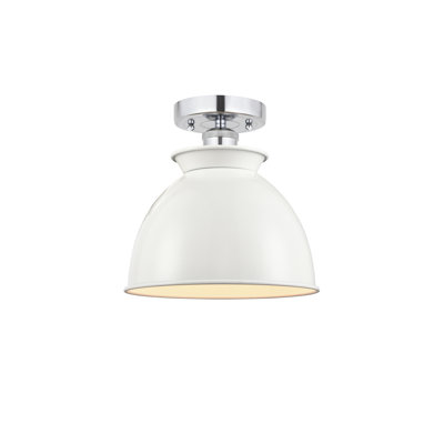 Plafonnier semi-encastré 1 lumière 8,5 po Campanelli