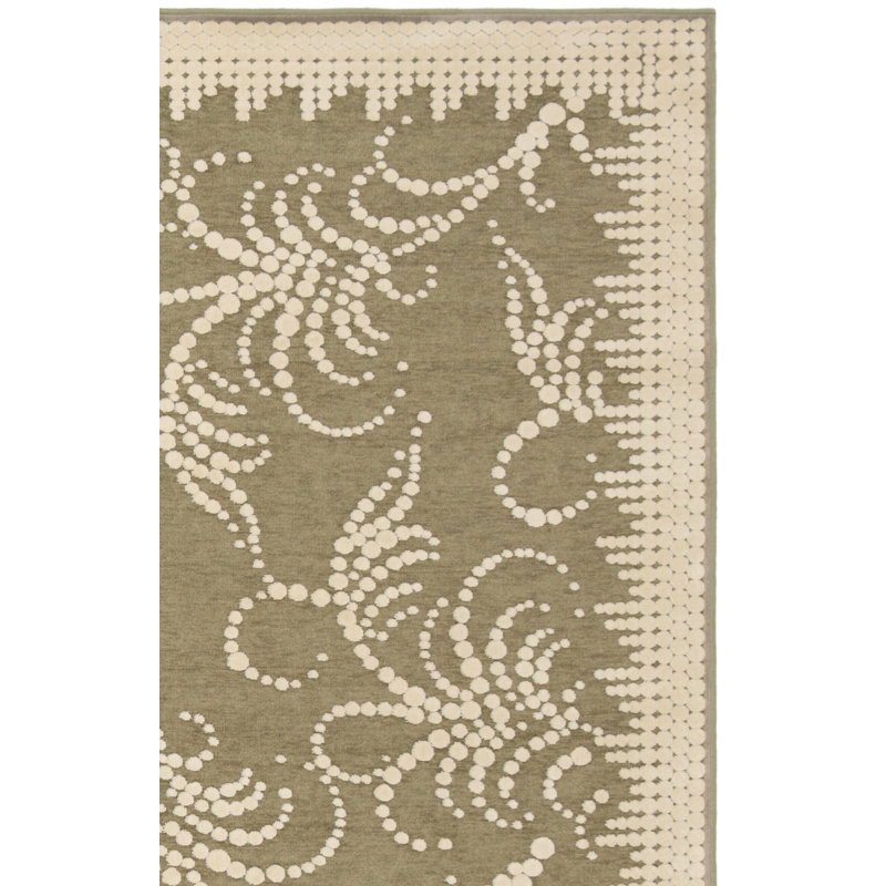 Tapis à motif floral Martha Stewart, Rectangle 5 pi 3 po x 7 pi 6 po