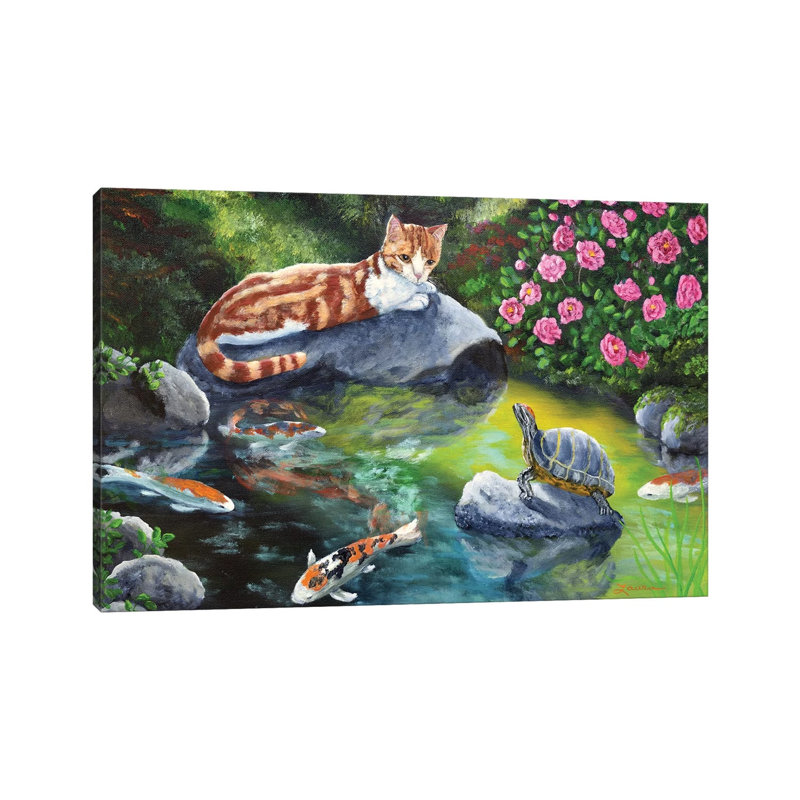 Loki Meets A Turtle 1 Piece Wrapped Canvas Wall Art, 30.48 cm H x 45.72 cm W