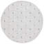Tapis géométrique en laine / polyester tissé à la main Manya en blanc / bleu-1806085230